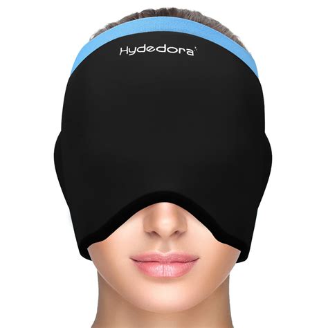 Migraine Ice Head Wrap, Headache Relief Hat for Migraine, Wearable