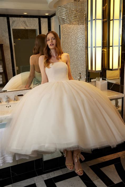 Simple Tea Length Wedding Dresses