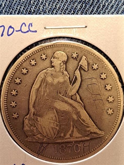 1870 CC Seated Liberty Dollar - For Sale, Buy Now Online - Item #702066