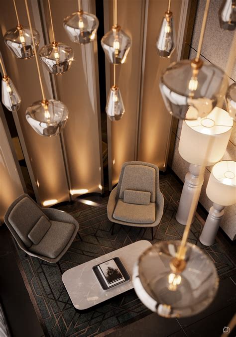 CGI - Classic and modern hall on Behance