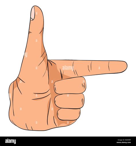Hand gesture with forefinger Stock Vector Image & Art - Alamy