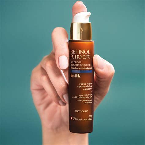 Creme Anti Rugas Boticario - Gel creme Redutor de Rugas Retinol Puro 0,1%, Botik, 30g | O Boticário ...