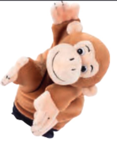 monkey hand puppet inspiring young minds  learn