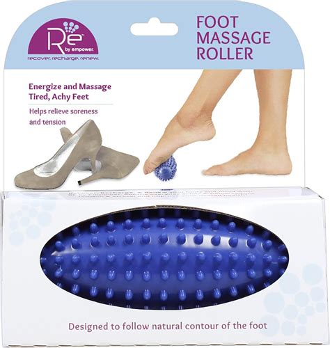 Amazon.com : Empower Foot Massage Roller for Pain, Soreness Relief Blue : Sports & Outdoors