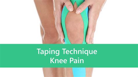 Kinesiology Taping Tecnique For Knee Pain | Sports Injury Physio