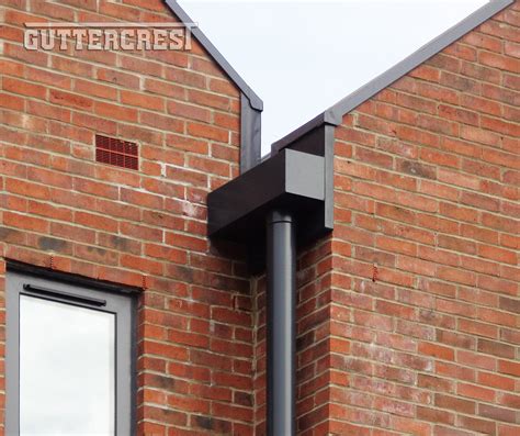 box gutters  downpipes aluminium rainwater systems