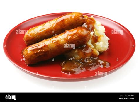 Sausage And Mash Stock Photo - Alamy