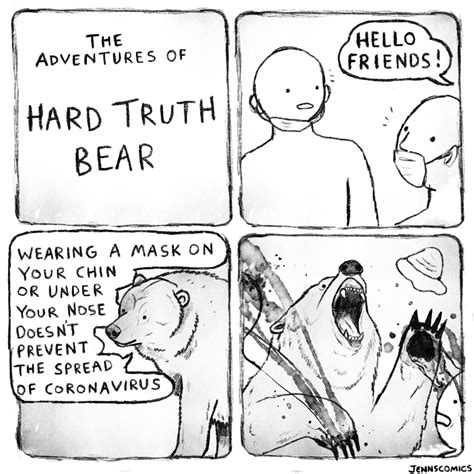 Hard Truth Bear [OC] : r/comics