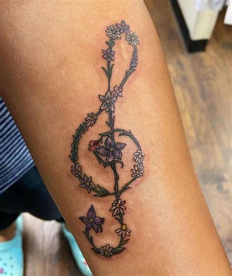 30 Perfect Treble Clef Tattoos Make You Attractive | Style VP | Page 12