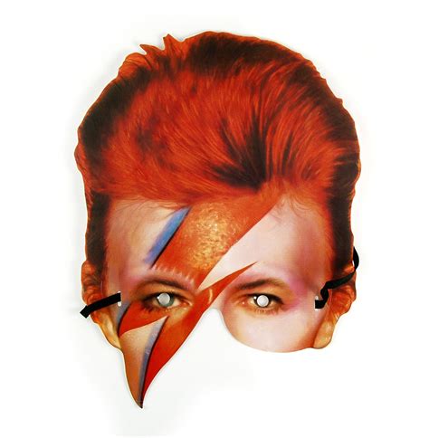 /Classic David Bowie / Ziggy Stardust Party Mask | David bowie ziggy
