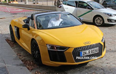 SPYSHOTS: Audi R8 Spyder caught completely naked 2016-audi-r8-spyder-spyshots- 001 - Paul Tan's ...