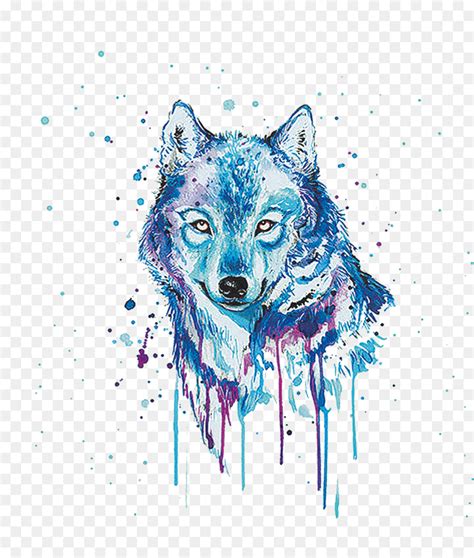 Wolf Painting Watercolor at GetDrawings | Free download