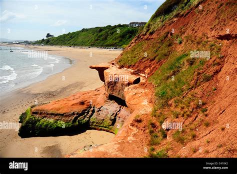 Orcombe point - Exmouth beach - Devon - UK Stock Photo - Alamy