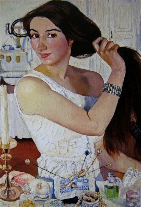Self-portrait: At the Dressing-Table (1909) Self Portrait, Portrait ...