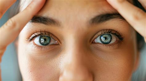Premium Photo | A person doing eye yoga exercises to improve their ...