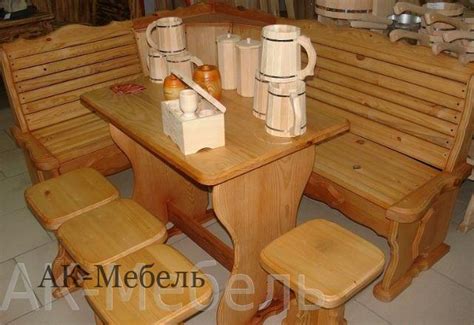 мебель для бани и сауны из массива дерева | АК-Мебель