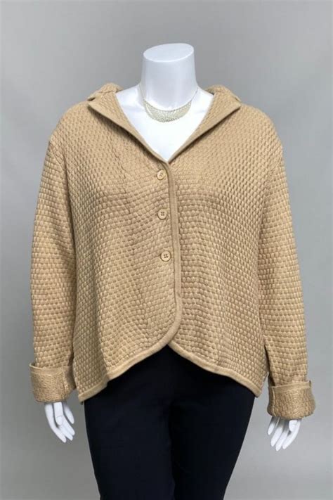 Pine Apparel | Basket Weave Jacket - Curvy