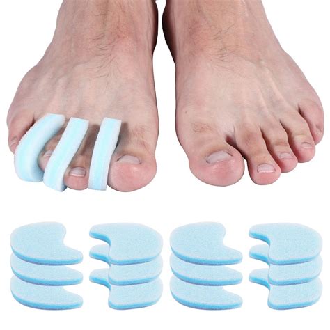 SELOTOKITER Foam Toe Separator 12pcs for Men & Women - Foot Pain Relief