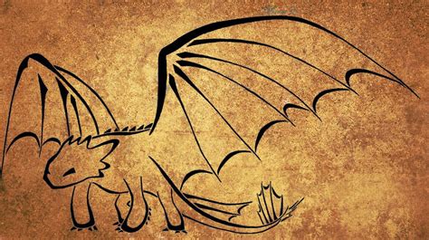 Night Fury Drawing