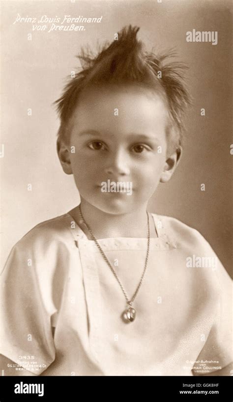 prinz louis ferdinand von preussen ca  preussen stock photo