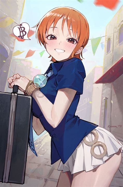 nami (one piece) drawn by sooon | Danbooru