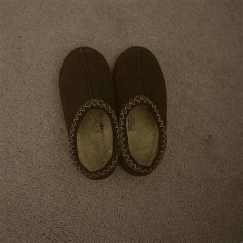 Dark Brown Ugg Tazz Slippers - Depop