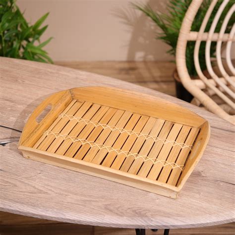 Поднос из бамбука 40х30х5 см No brand 012177969: купить за 1510 руб в ...