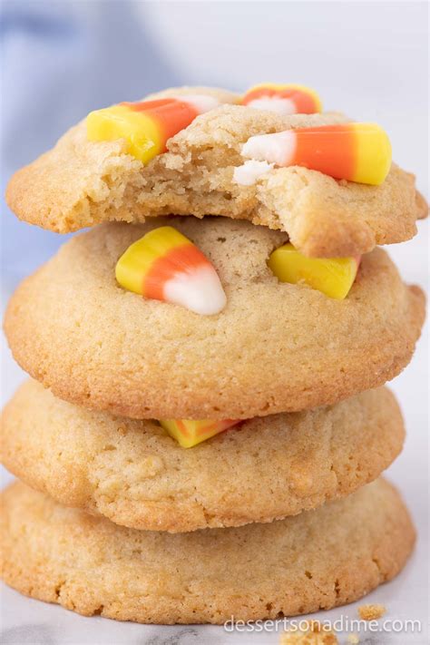 Candy corn cookies recipe - candy corn sugar cookies