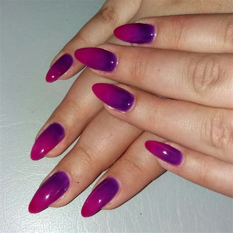 Purple and pink ombre nails | Purple ombre nails, Pink ombre nails ...