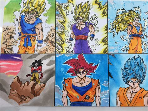 Saiyan Transformations by O9bz3 on DeviantArt