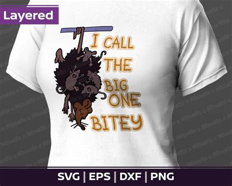 I Call the Big One Bitey SVG Simpsons SVG Bitey Layered cut | Etsy