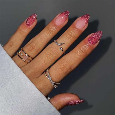 19 Sparkling Glitter French Tip Nail Ideas to Try ASAP