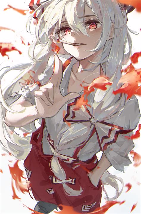 fujiwara  mokou danbooru