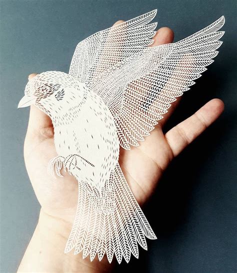 New Paper Cut Illustrations with Marvelous Details Carved Out of a ...