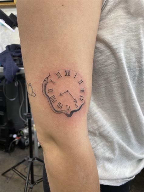 Roman Numerals Clock Tattoo
