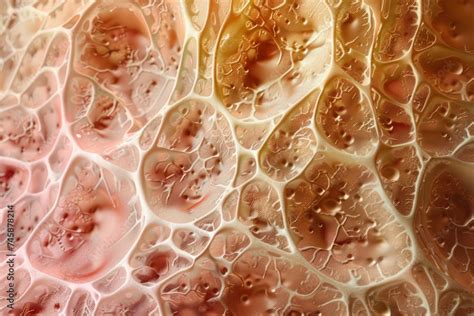 human skin cells   microscope detailed texture suitable
