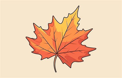 Premium Vector | Autumn Maple Leaf vector Colorful Maple Leaf Illustration