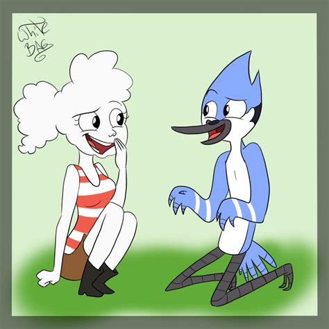 CJ with Mordecai by WhiteBAG on DeviantArt