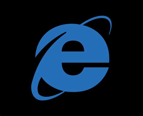 Internet Explorer Browser Brand Logo Symbol Blue Design Software Vector ...