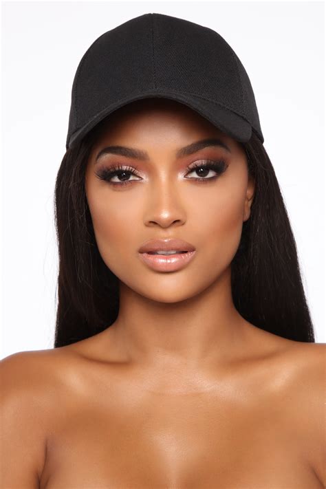 No Cap Baseball Cap - Black | Fashion Nova