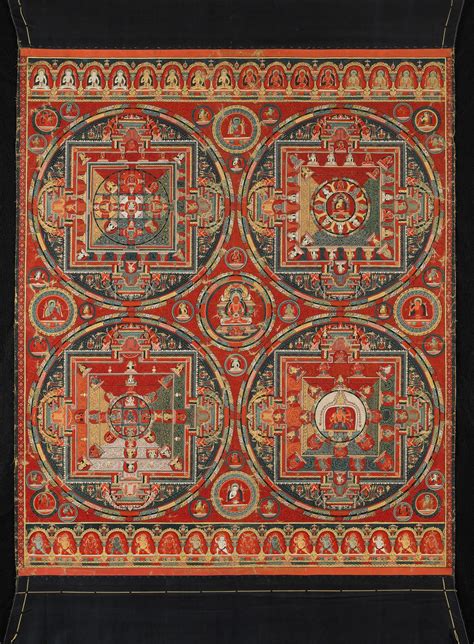 mandala sacred circle  tibetan buddhism rubin museum  himalayan art