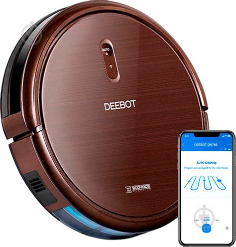 ᐉ Робот-пылесос Ecovacs DN622.11 Deebot DN79S Choco • Купить в Киеве ...