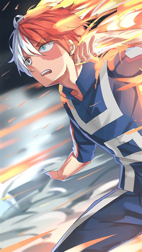 My Hero Academia Todoroki Wallpaper 4K