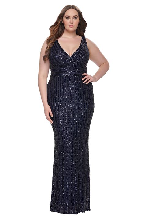 Full Length Sequin Dress. 67983 - Catherines of Partick