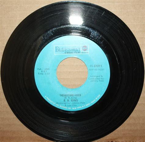 B.B. KING Raining In My Heart **HEARTBREAKER** Blues Dancer 45 on