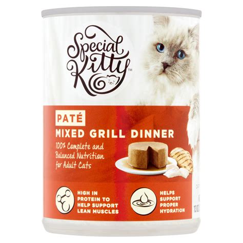 Brandclub - Special Kitty Mixed Grill Dinner Pate Wet Cat Food, 13 oz Can