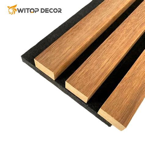 acoustic wood wall panel soundproof  auditorium grooved acoustic panel