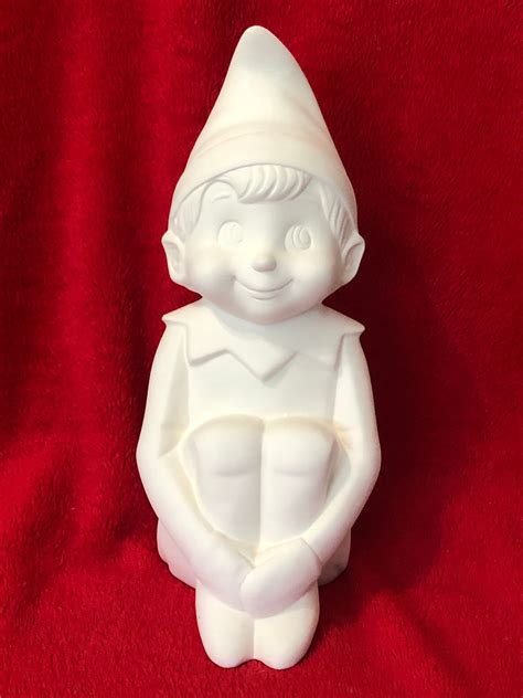 Mayco Molds Vintage Elf in Ceramic Bisque Ready to Paint | Etsy