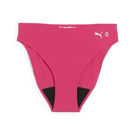 PUMA x Modibodi Womens Seamfree Moderate-Heavy Active Bikini Briefs
