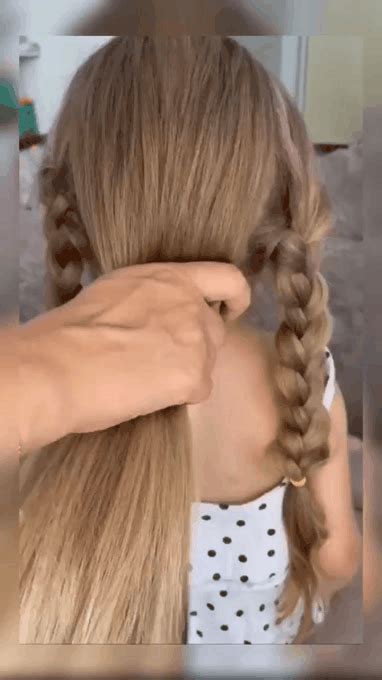 Причёска для девочки 👩‍🦳 #прически #прическа #причёски #причёска ...